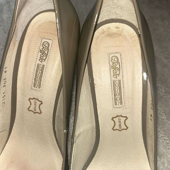 Buffalo London Leather Brown Pumps 10 - Picture 3 of 5